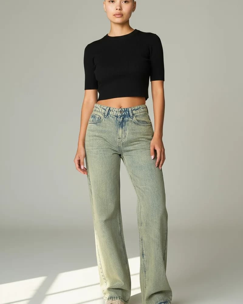 Classic Flair Jeans - Dark Blue