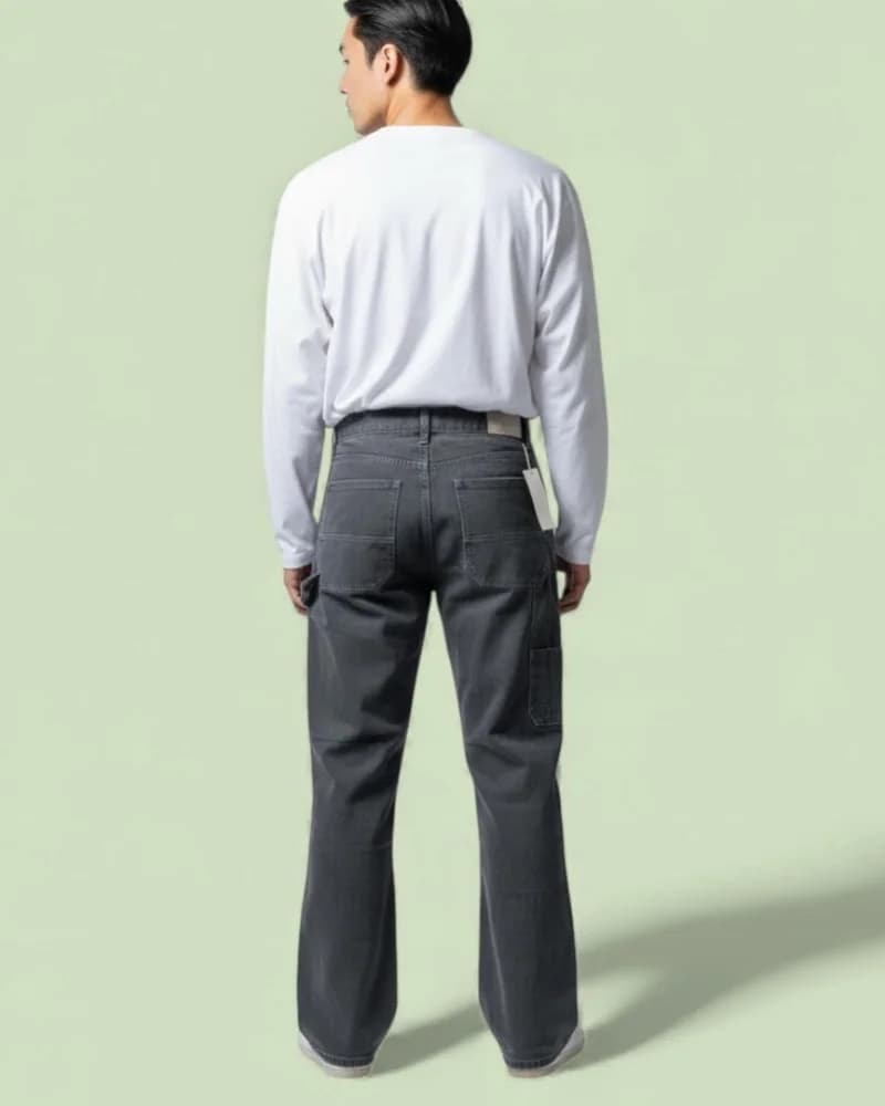 Classic Straight Fit Jeans - Dark Blue